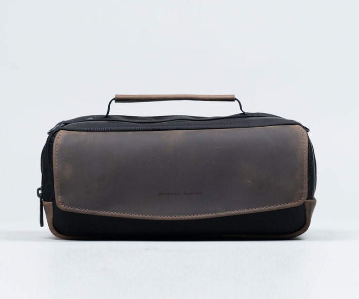 Ballistic Nylon + Chocolate Leather  $169