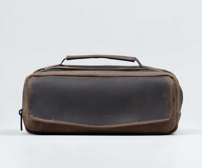 Waxed Canvas + Chocolate Leather  $169
