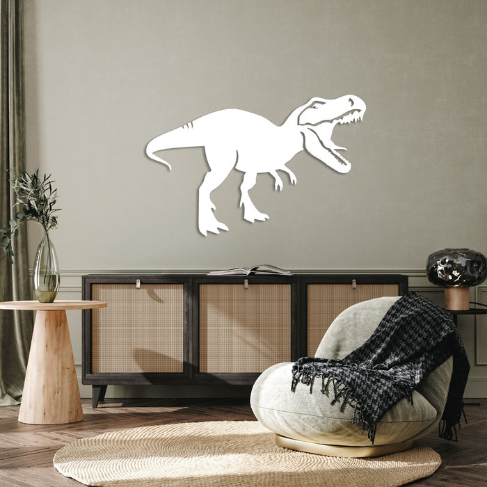 T Rex Dinosaur - Metal Wall Art - MetalPlex