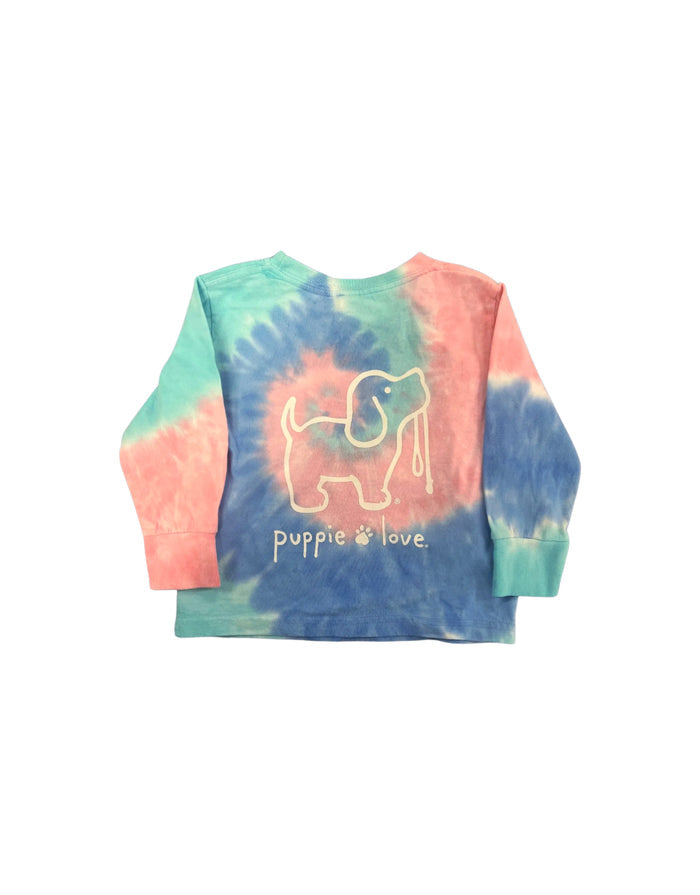 TAFFY TIE DYE PUP, TODDLER LS PUPPIE LOVE LIMITED EDITION