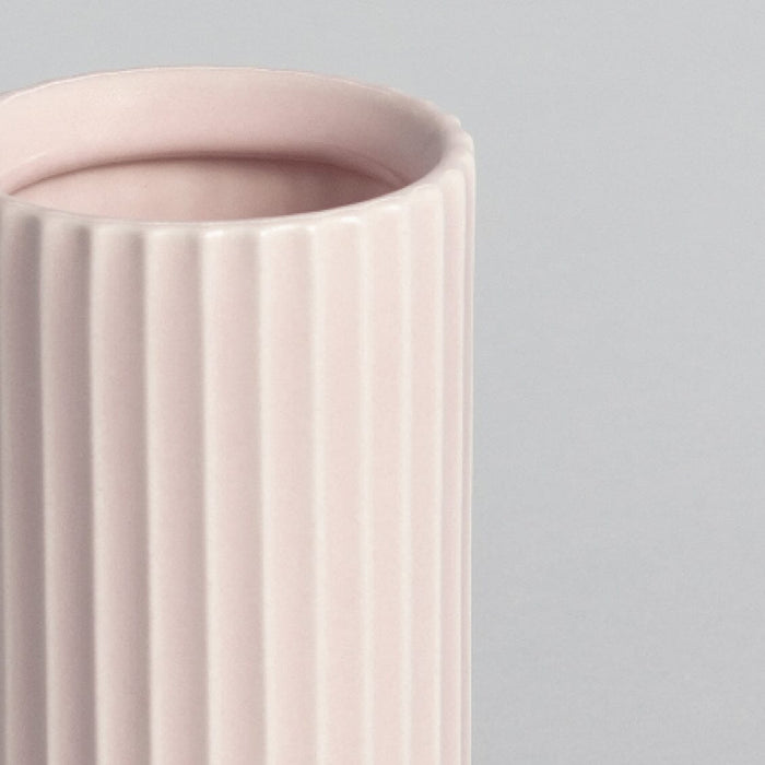 Tall bud vase decor by Fable Home, shown in a blushpink finish. – #blushpink