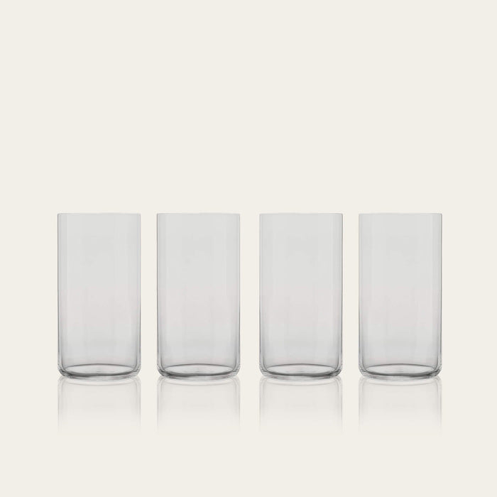 Tall glasses pro glassware by Fable Home, shown in a smokegray finish. – #smokegray