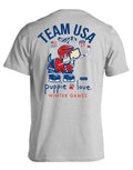 TEAM USA HOCKEY PUP PUPPIE LOVE