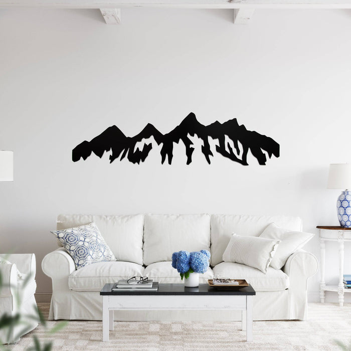 Teton Mountain Range - Metal Wall Art - MetalPlex