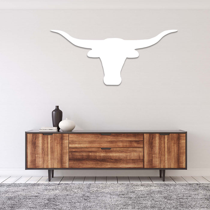 Texas Longhorn - Metal Wall Art - MetalPlex