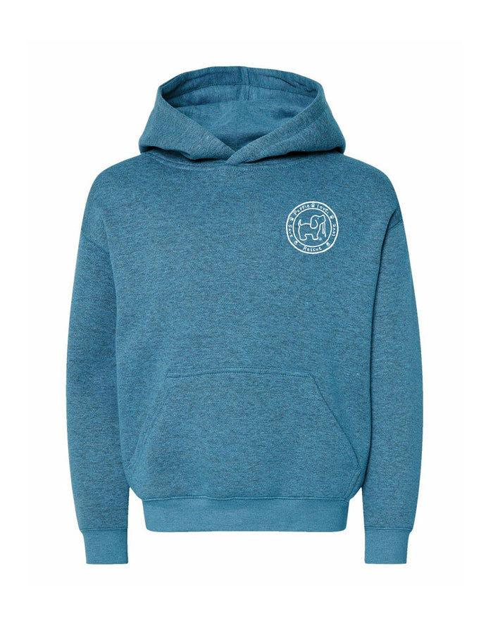 THE PUPPIE EXPRESS, YOUTH HOODIE PUPPIE LOVE