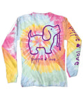 TIE DYE #2 PUP, ADULT LS PUPPIE LOVE