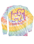 TIE DYE #2 PUP, YOUTH LS SUPER SALE PUPPIE LOVE