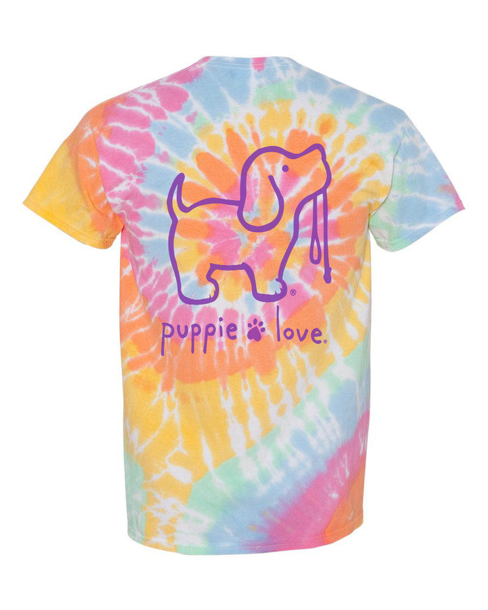 TIE DYE #2 PUP PUPPIE LOVE
