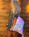TIE DYE SPORTS BAG, COTTON CANDY PUPPIE LOVE