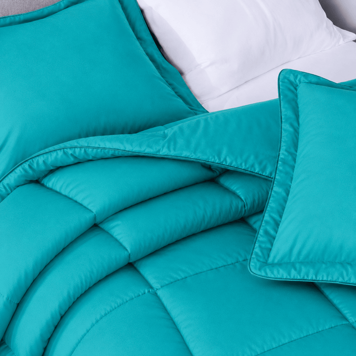 Tiki Turquoise Oversized Comforter Set