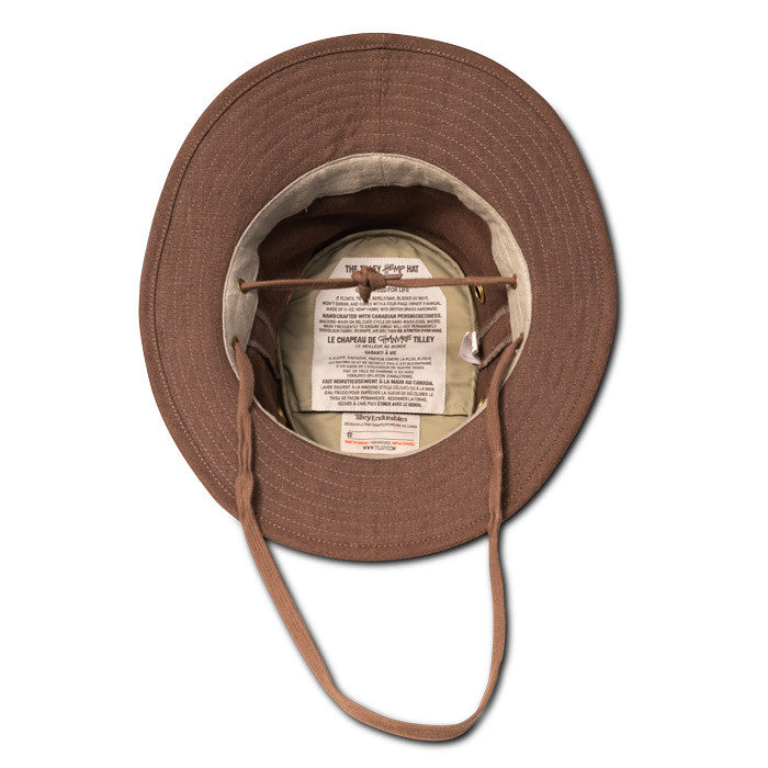 Tilley - TH5 Hemp Outdoor Mid-Brim Hiker Hat (Bottom, Inside)