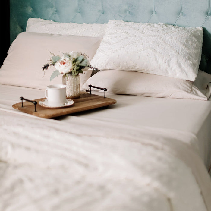 Toasted Marshmallow (Greige) Low Profile Sheet Set For 8"-12" Thin Mattresses