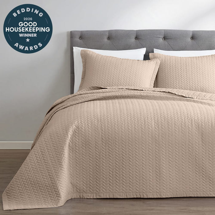 Toasted Marshmallow Oversized Quilt Set