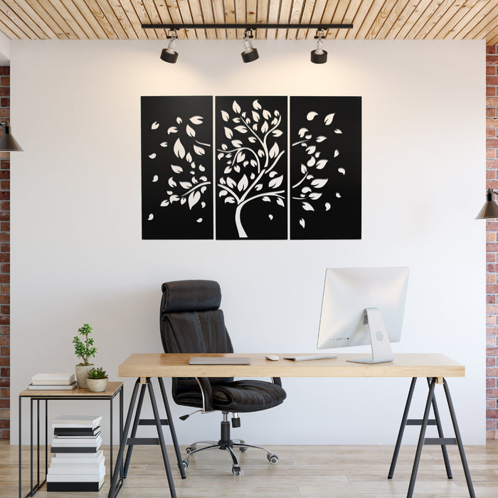 Tree (3 Piece) - Metal Wall Art - MetalPlex