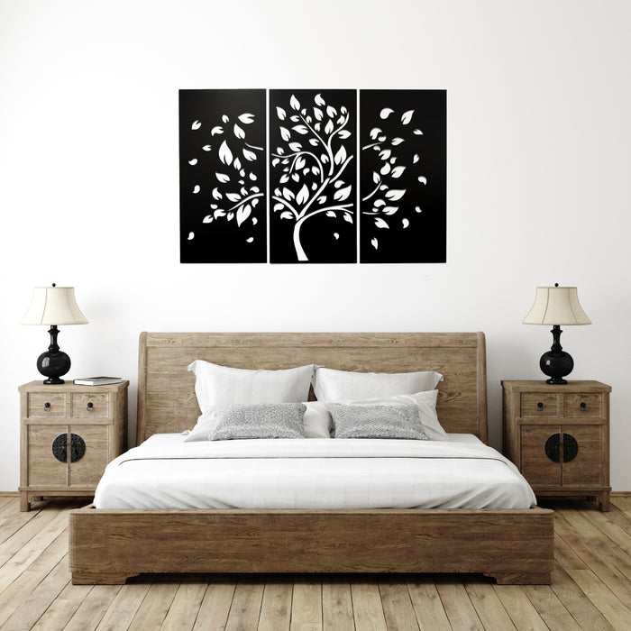 Tree (3 Piece) - Metal Wall Art - MetalPlex