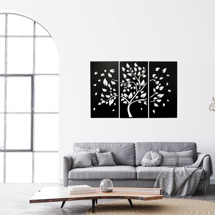 Tree (3 Piece) - Metal Wall Art - MetalPlex