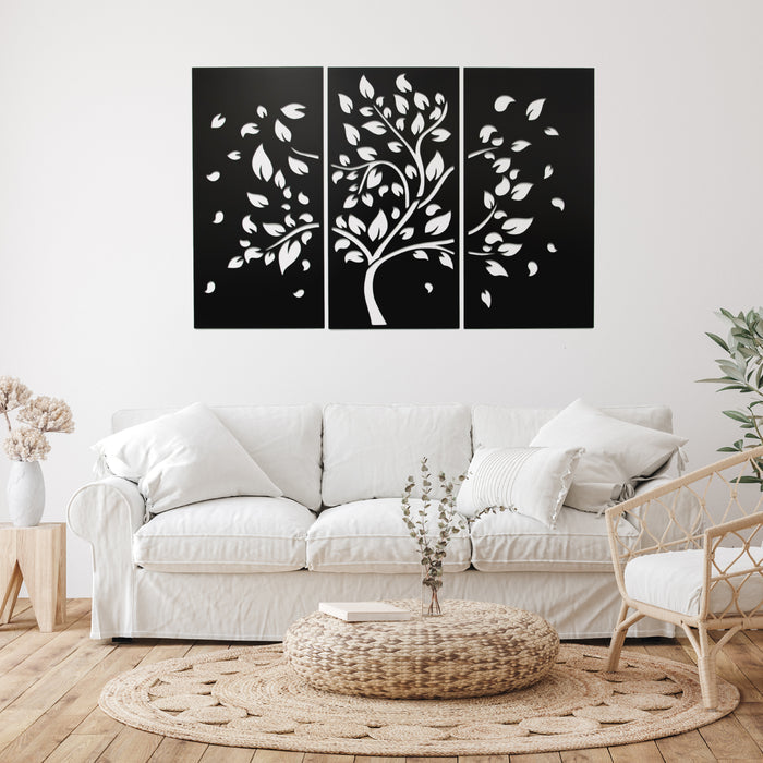 Tree (3 Piece) - Metal Wall Art - MetalPlex
