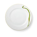 Tulip Leaf Porcelain Dinner Plate