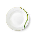Tulip Leaf Porcelain Soup Plate