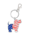 USA PUP KEY RING PUPPIE LOVE