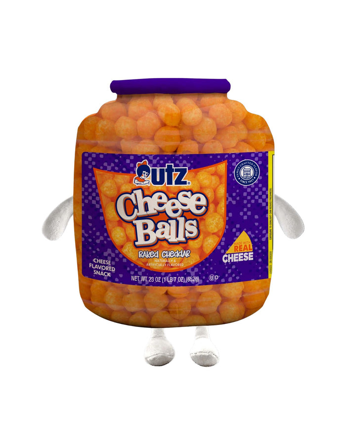 UTZ CHEESE BALL BARREL PLUSH DOG TOY ROUTE ONE APPAREL