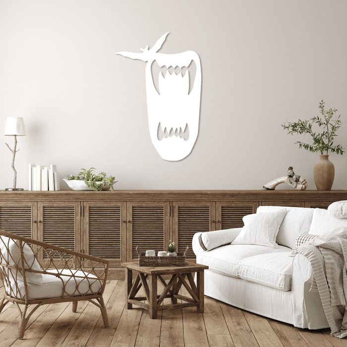 Vampire Teeth - Metal Wall Art - MetalPlex