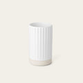 Vase decor by Fable Home, shown in a speckledwhite finish. – #speckledwhite