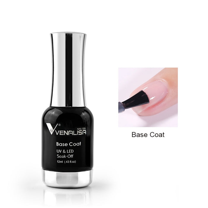 White Smoke Venalisa Gel Top Coats and Base Coats - Matte, Tempered, Long Wear