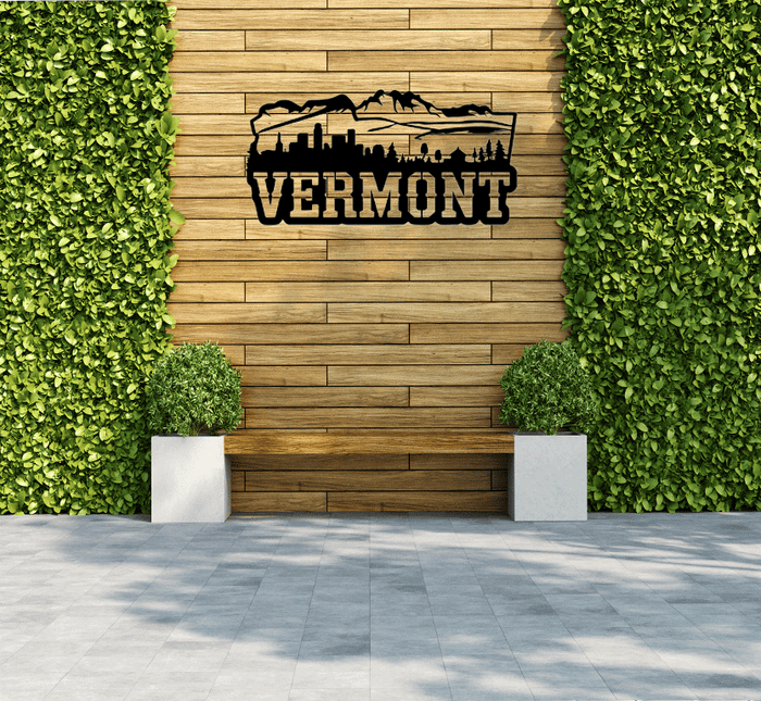 Vermont State - Metal Wall Art