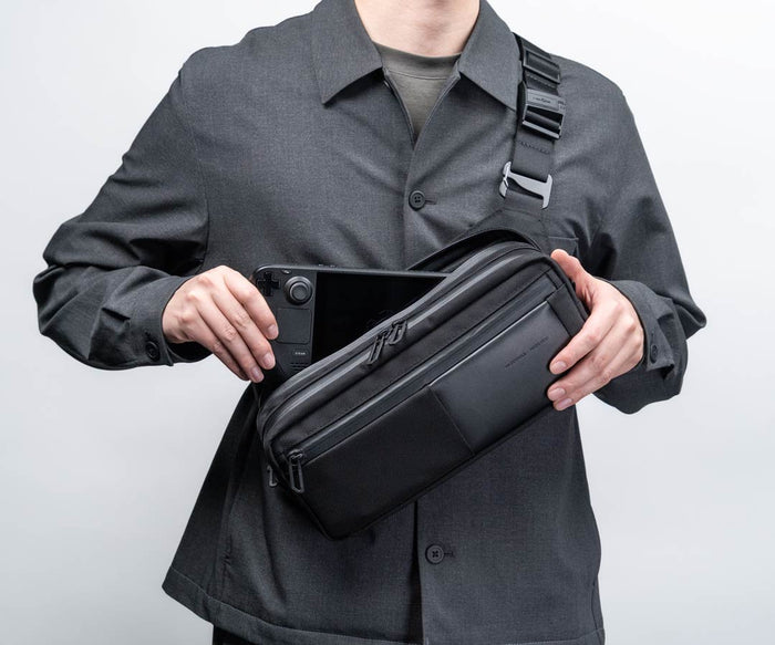 Easy to access rear device compartment