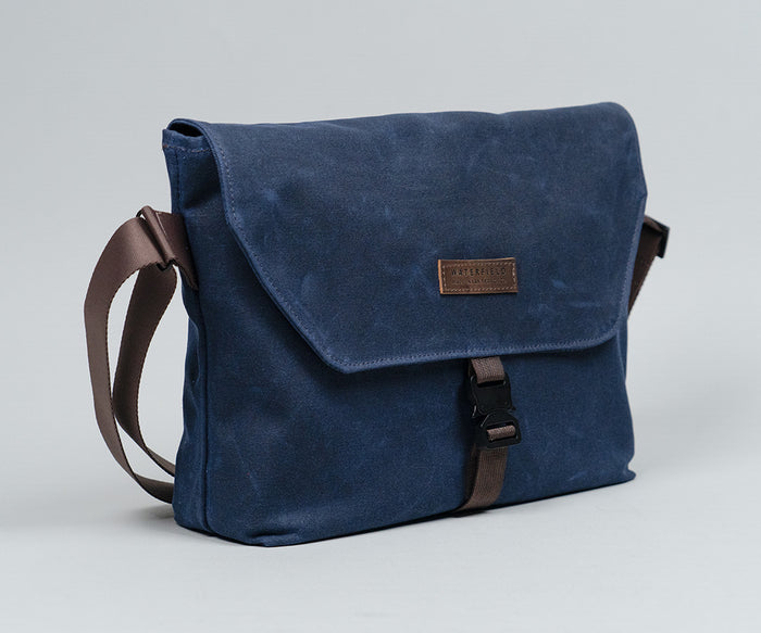 Navy Waxed Canvas version
