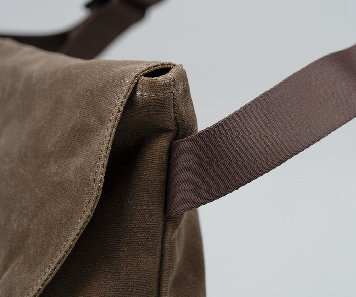 Angled strap attachment for enhanced comfort
