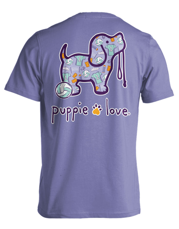 VOLLEYBALL PUP PUPPIE LOVE