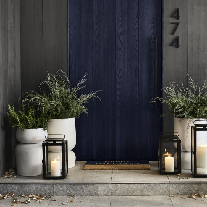 Walker Black Metal Lantern 34.5"