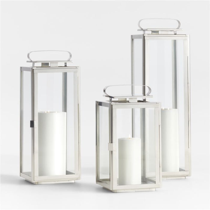 Walker Silver Lantern 17.75"