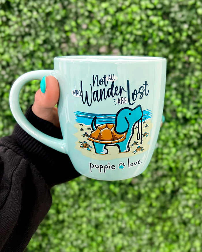 WANDER LOST TURTLE PUP MUG PUPPIE LOVE
