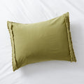 Washed Organic Cotton Fern Standard Pillow Sham - Crate and Barrel Philippines