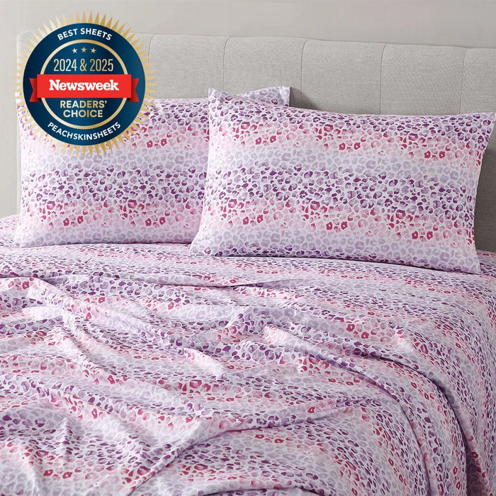Watercolor Ombre Leopard Sheet Set
