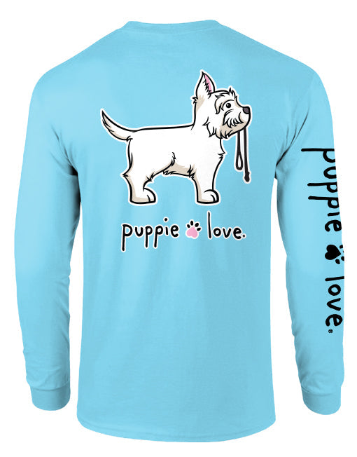 WESTIE PUP, ADULT LS PUPPIE LOVE
