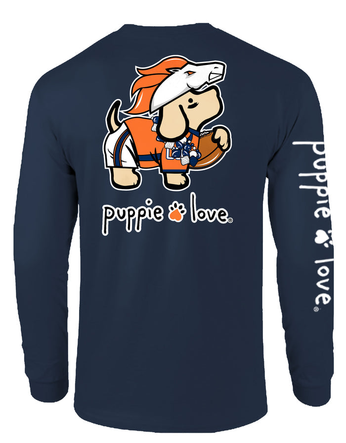 WHITE AND ORANGE MASCOT PUP, ADULT LS PUPPIE LOVE