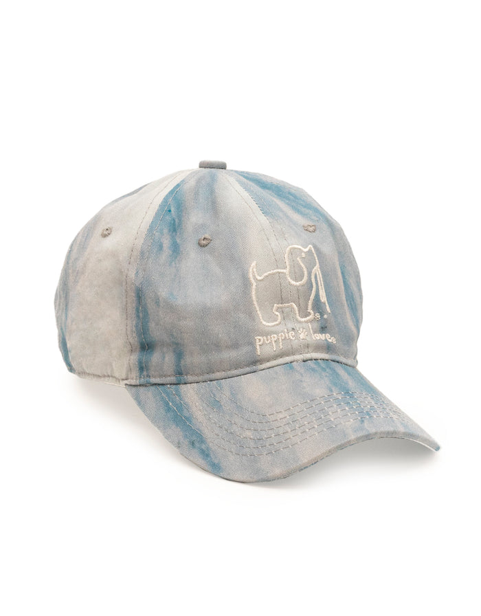 WILDFLOWER TIE DYE BASEBALL HAT PUPPIE LOVE