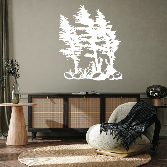 Windy Pines - Metal Wall Art - MetalPlex