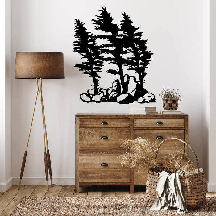 Windy Pines - Metal Wall Art - MetalPlex