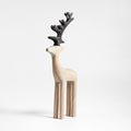 Wood Reindeer Holiday Decoration 21.5"