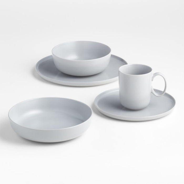 Wren Light Grey Low Bowl