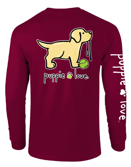 YELLOW LAB PUP, ADULT LS PUPPIE LOVE