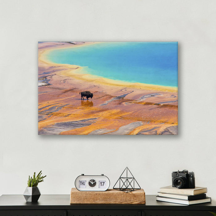 Yellowstone Prismatic Spring - Print - MetalPlex