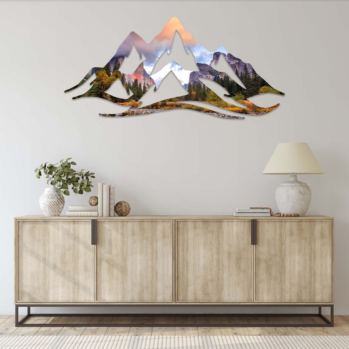 Yosemite Basin Mountain Range - Wall Art - MetalPlex