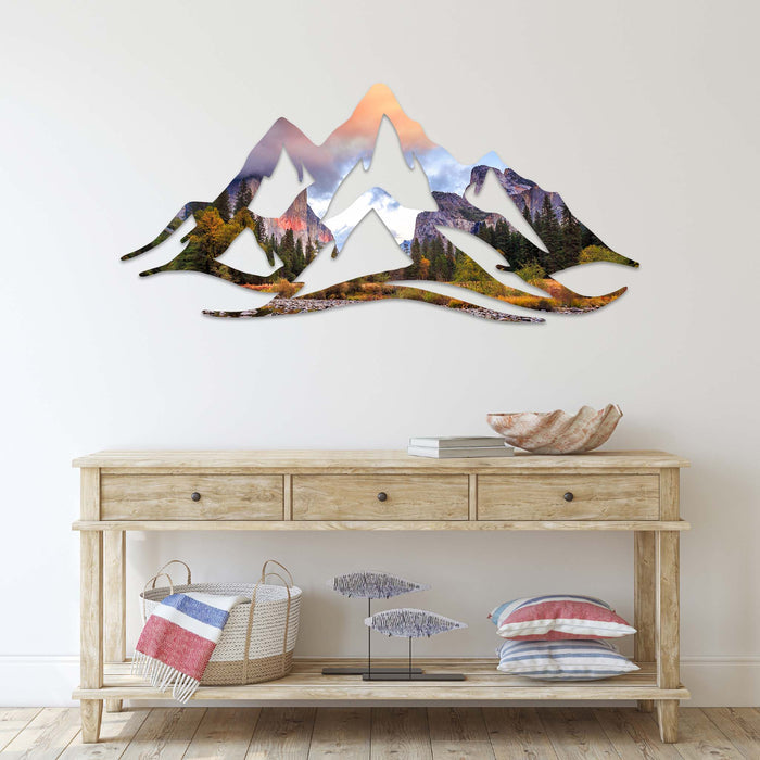 Yosemite Basin Mountain Range - Wall Art - MetalPlex
